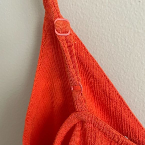 ASOS Orange Tank Top Size 8 - Picture 6 of 6